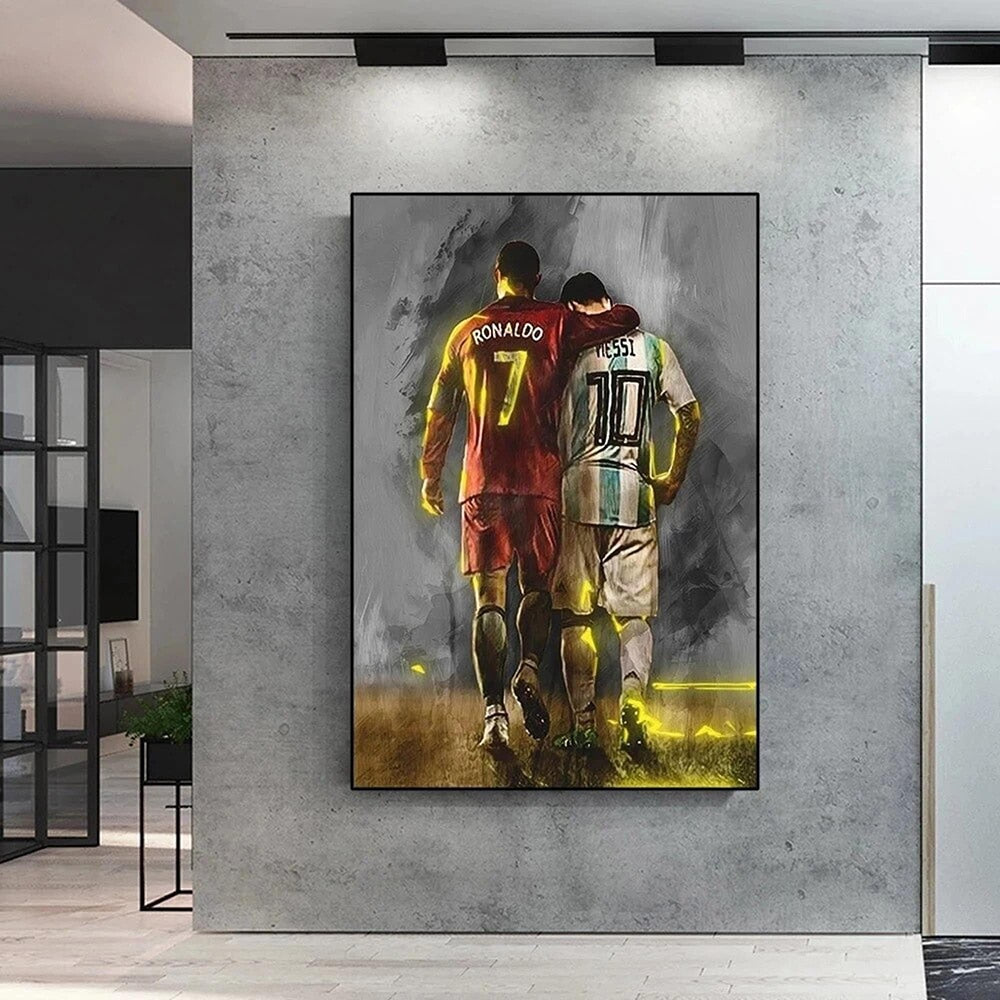 CORX Designs - Ronaldo and Messi Football Canvas Art - Review