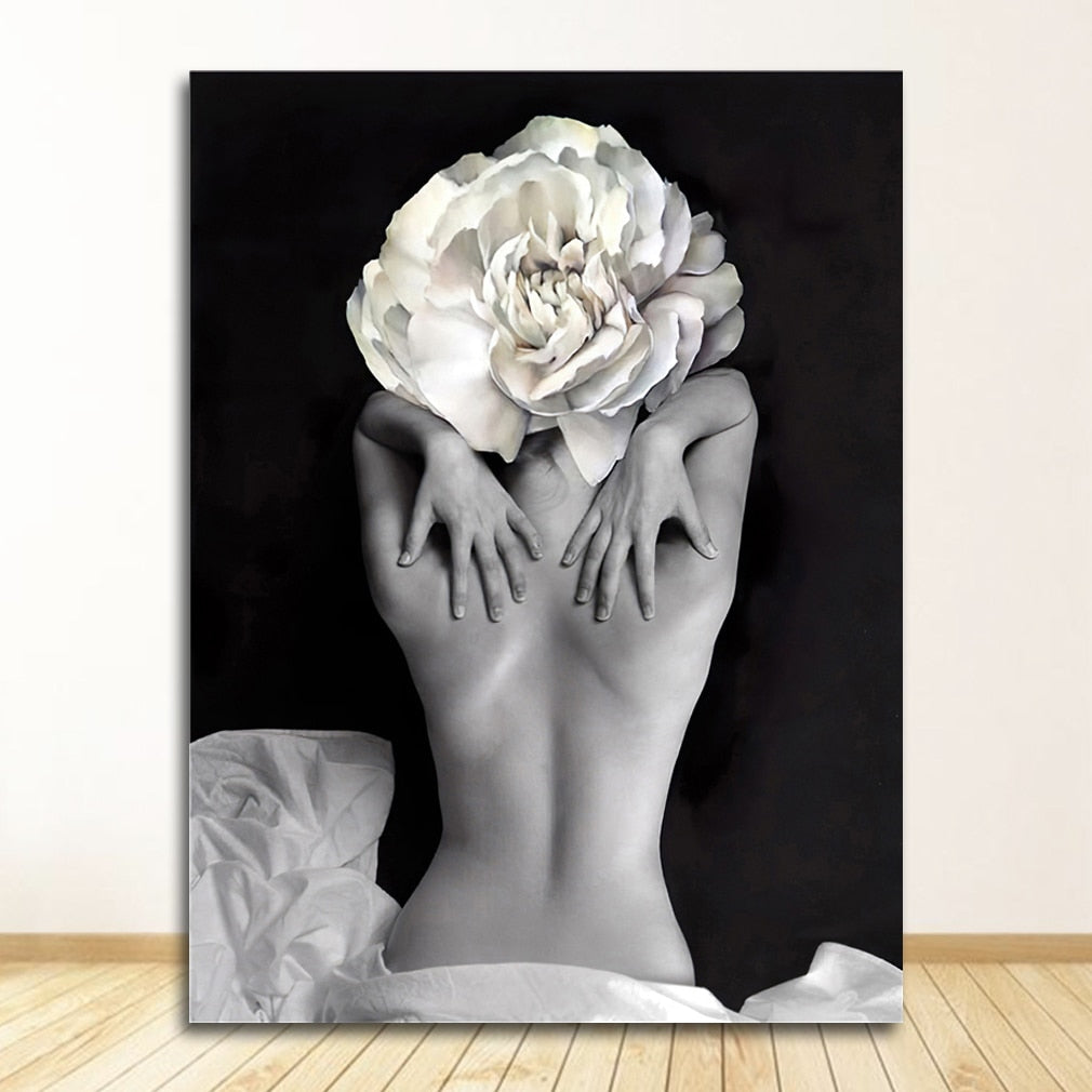 CORX Designs - Woman Flower Head Canvas Art - Review