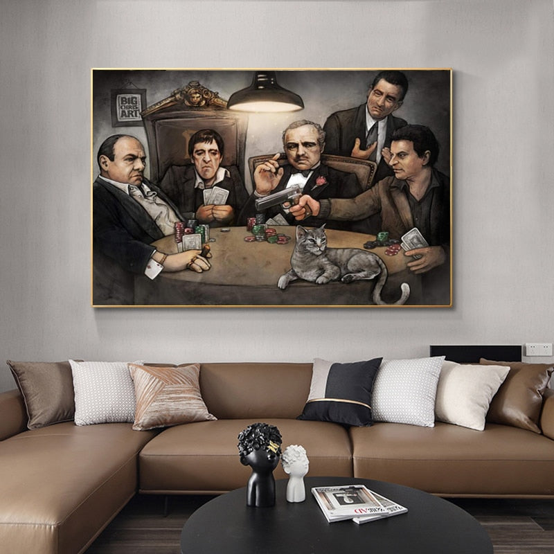 CORX Designs - Godfather Gangsters Painting Canvas Art - Review