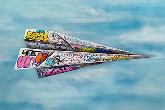 CORX Designs - Graffiti Paper Plane Canvas Art - Review