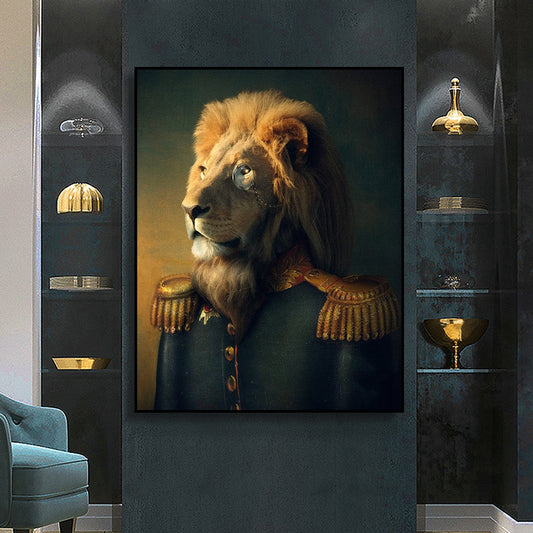 CORX Designs - Lion in Suit Canvas Art - Review