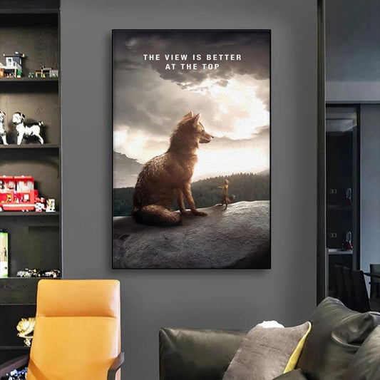 CORX Designs - Mountain Top Fox Motivational Canvas Art - Review