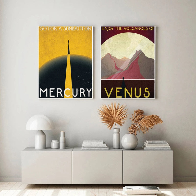 CORX Designs - Cartoon Space Planet Canvas Art - Review