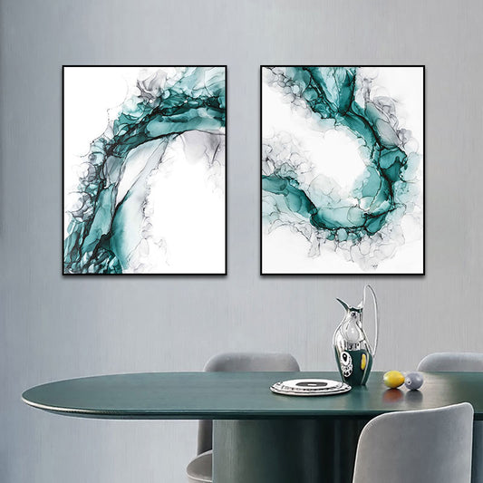 CORX Designs - Abstract Blue Marble Canvas Art - Review