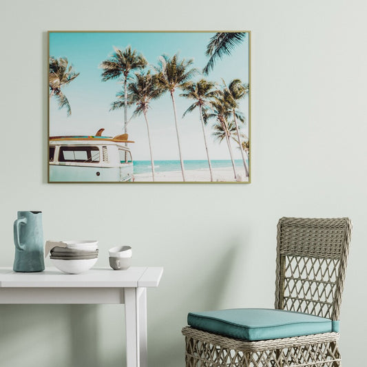 CORX Designs - Blue Tropical Seaside Beach Canvas Art - Review