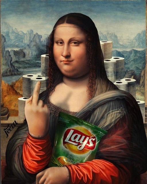 CORX Designs - Mona Lisa Funny Art Canvas - Review