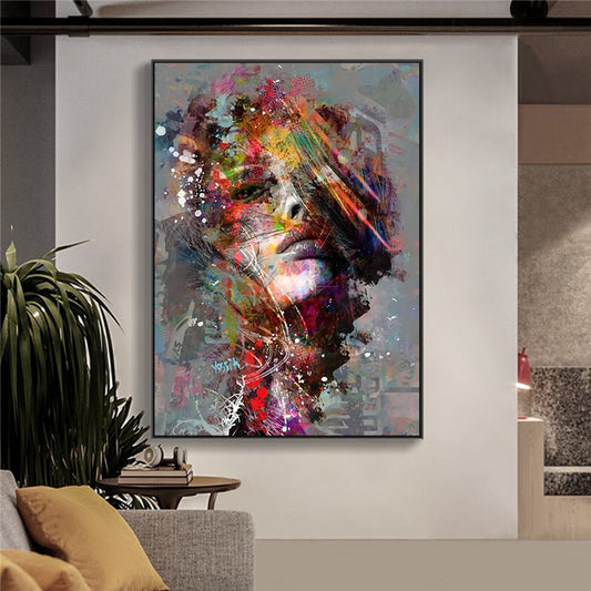 CORX Designs - Abstract Girl Graffiti Canvas Art - Review