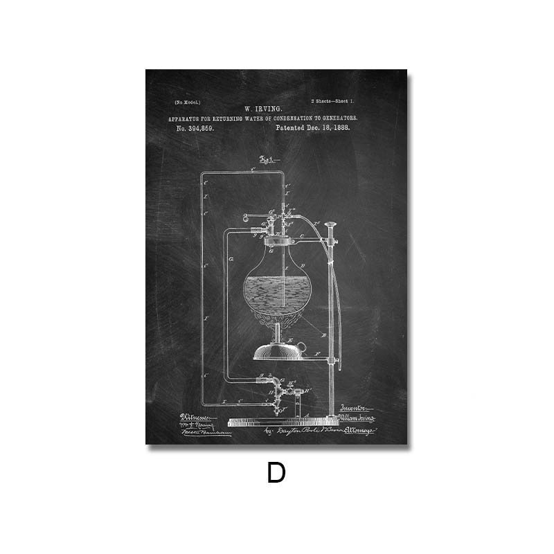 CORX Designs - Black and White Chemistry Canvas Art - Review