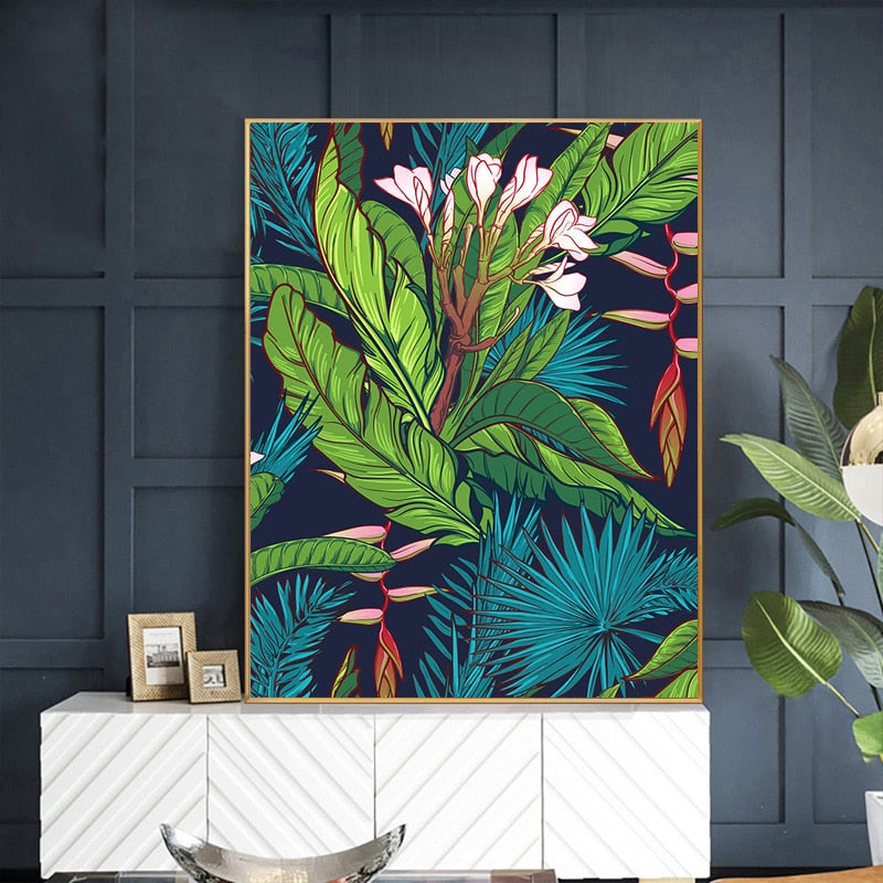 CORX Designs - Tropical Plant Animal Canvas Art - Review