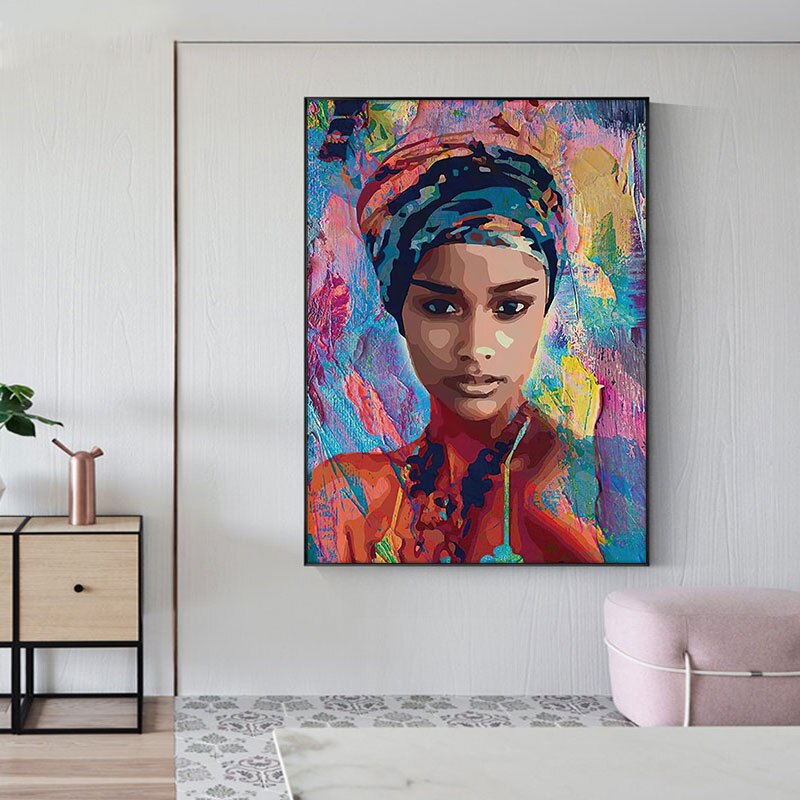 CORX Designs - Woman with Headscarf Painting Canvas Art - Review