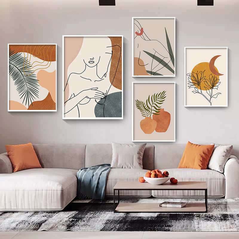 CORX Designs - Nordic Abstract Sun Moon Boho Canvas Art - Review