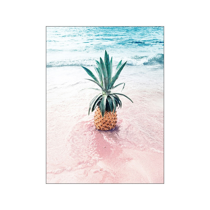 CORX Designs - Tropical Pink Beach Canvas Art - Review