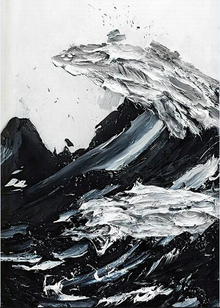 CORX Designs - Sea Wave Abstract Painting Canvas Art - Review