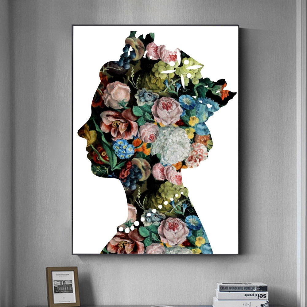 CORX Designs - Abstract Flowers Queen of England Canvas Art - Review