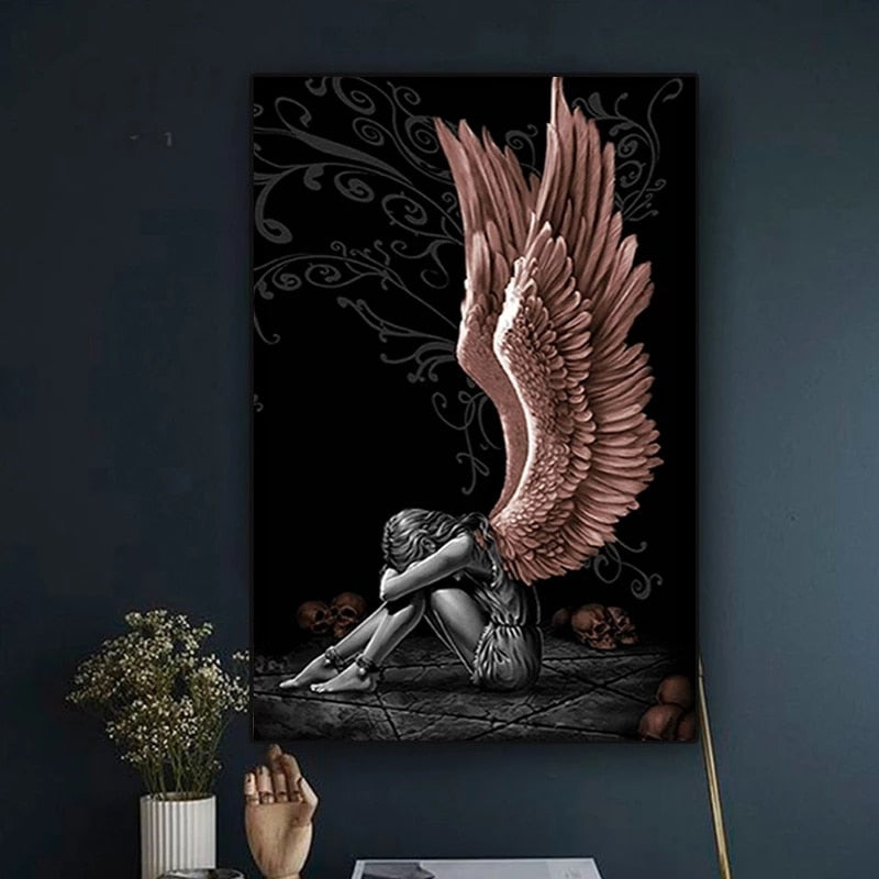 CORX Designs - Angel Rose Gold Wings Canvas Art - Review