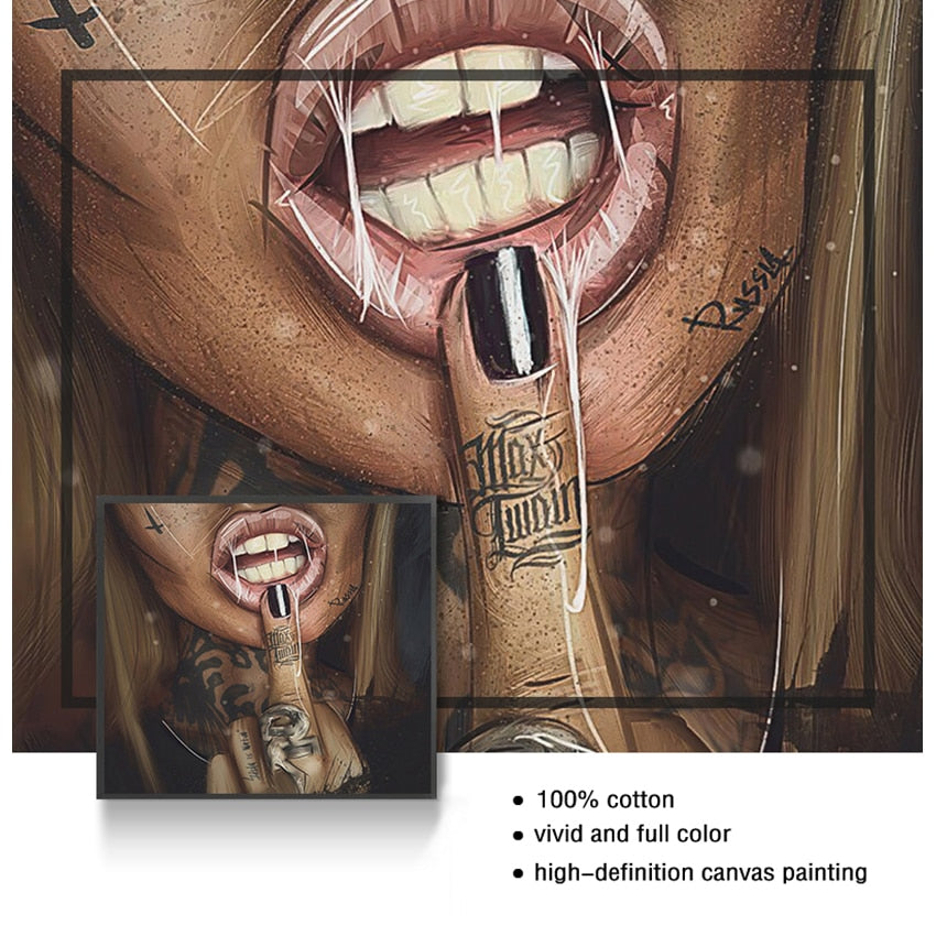 CORX Designs - Cool Sexy Tattoo Girl Canvas Art - Review