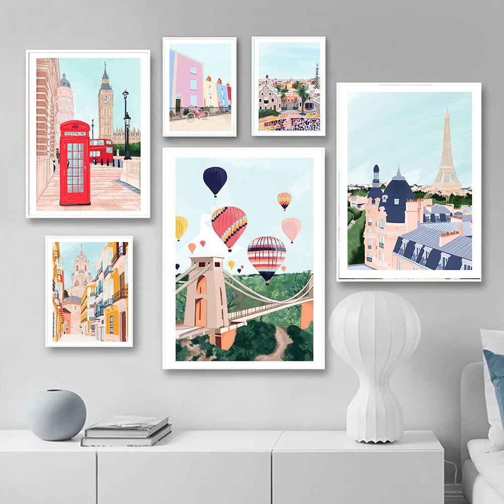 CORX Designs - Illustration Paris New York City Canvas Art - Review