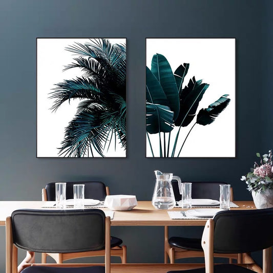 CORX Designs - Tropical Plant Plantain Leaves Canvas Art - Review