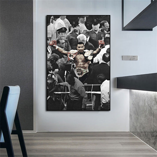 CORX Designs - Mike Tyson Celebrating Canvas Art - Review
