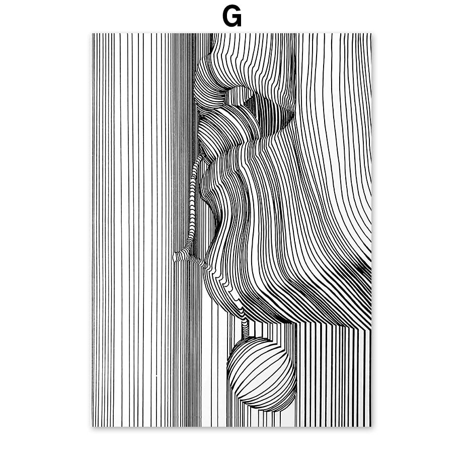 CORX Designs - Black and White Line Sexy Woman Canvas Art - Review