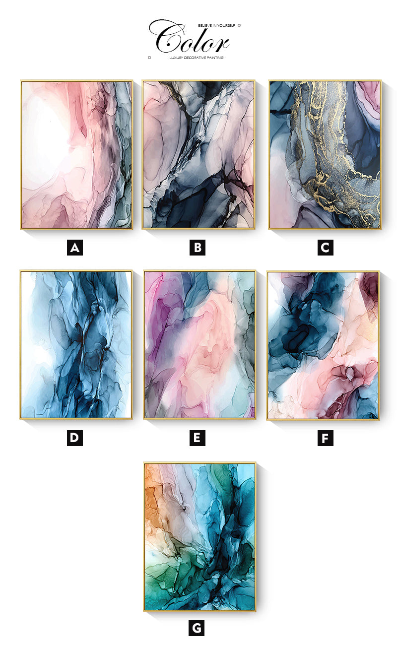 CORX Designs - Colorful Abstract Cloud Canvas Art - Review
