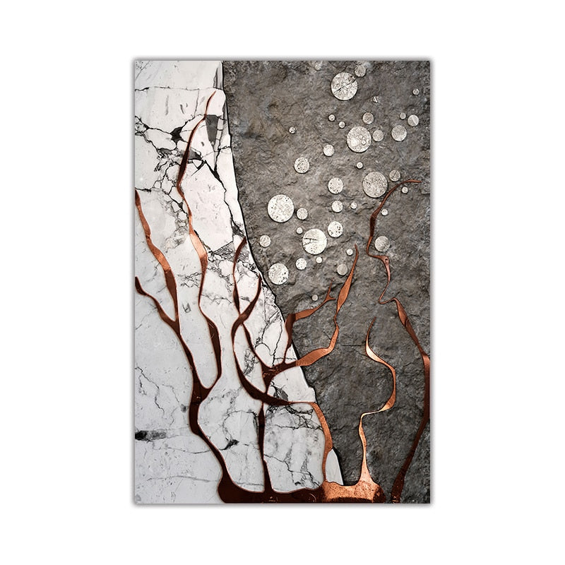 CORX Designs - Modern Stone Texture Lines Canvas Art - Review