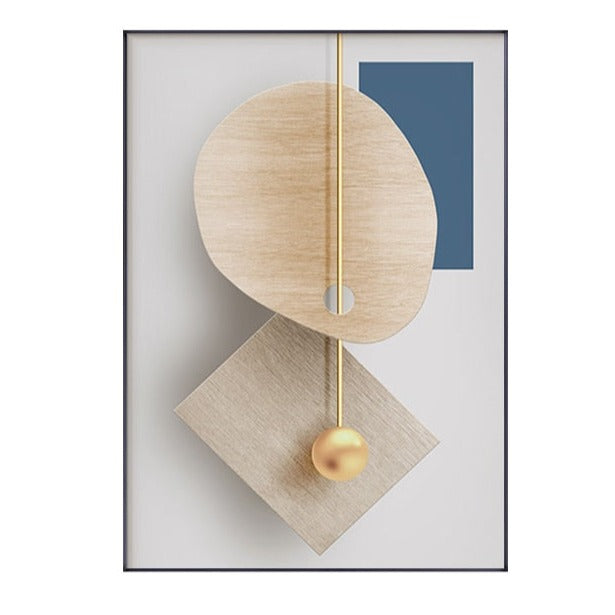 CORX Designs - Abstract Circle Blue White Canvas Art - Review