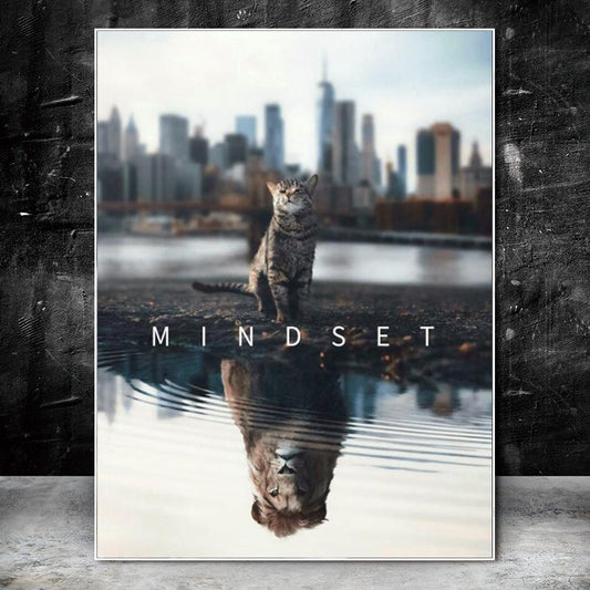 CORX Designs - Cat Reflection Mindset Canvas Art - Review