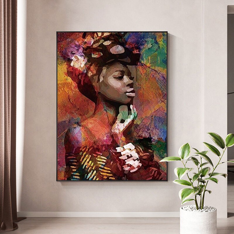 CORX Designs - Woman with Headscarf Painting Canvas Art - Review
