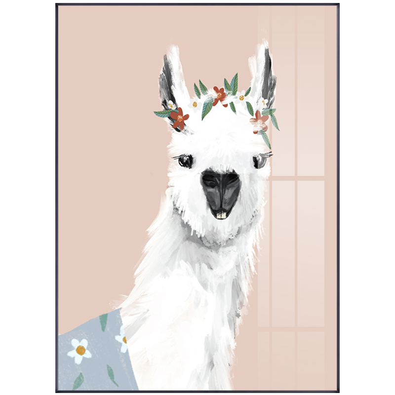 CORX Designs - Cute Alpaca Canvas Art - Review