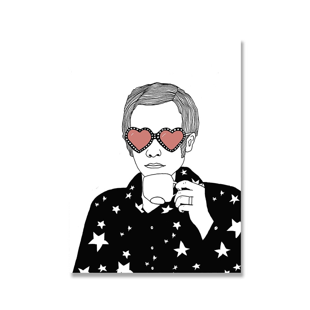 CORX Designs - Black and White Queen Band Canvas Art - Review