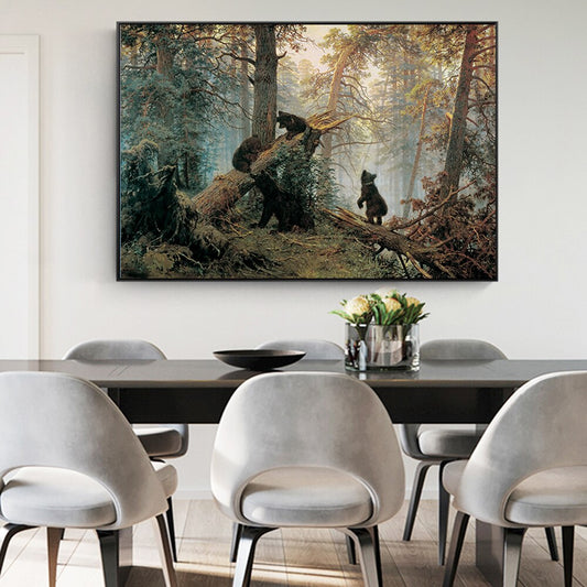 CORX Designs - Cute Bear In The Forest Canvas Art - Review