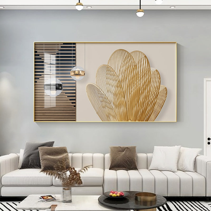 CORX Designs - Minimalist Abstract Gold Canvas Art - Review