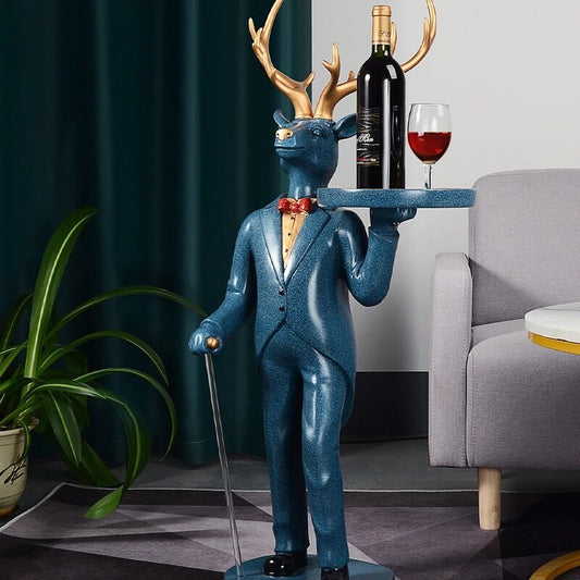 CORX Designs - Gentleman Deer Statue With Tray and Tissue Storage - Review
