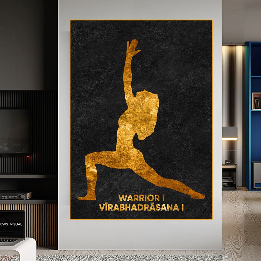 CORX Designs - Yoga Pose Gold Canvas Art - Review