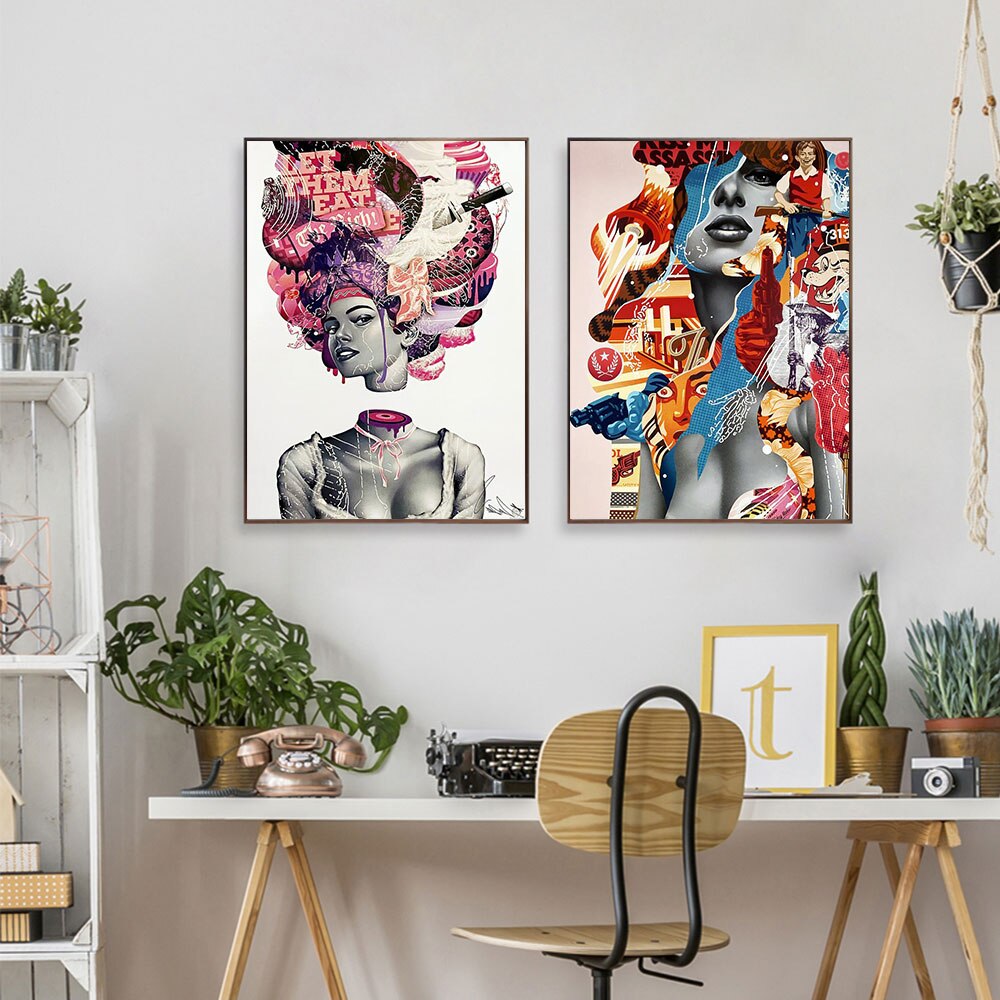 CORX Designs - Abstract Sexy Girl Flower Head Canvas Art - Review