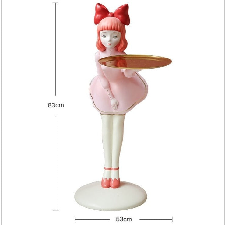 CORX Designs - Bowing Girl Big Statue With Tray - Review