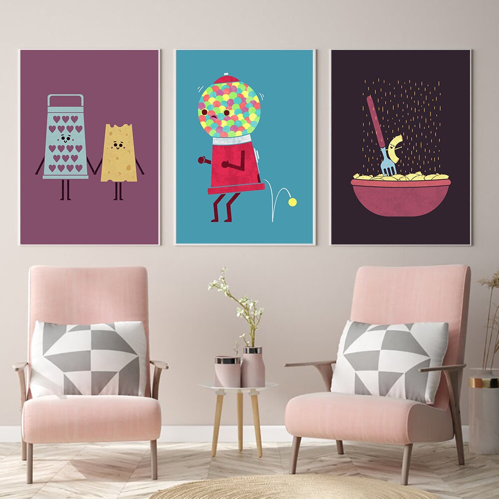 CORX Designs - Funny Food Wine Canvas Art - Review
