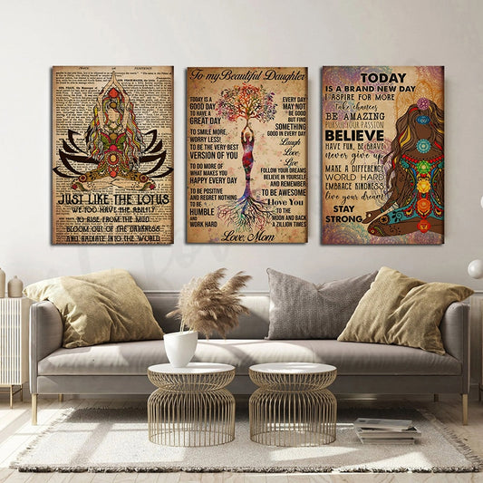 CORX Designs - Yoga Chakra Awakening Vintage Canvas Art - Review