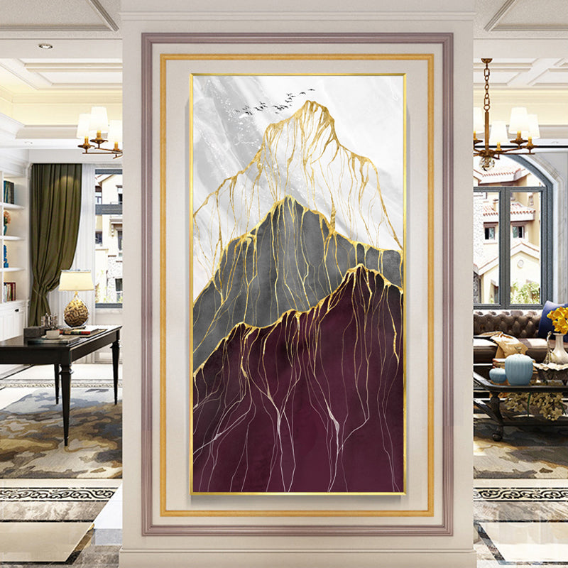 CORX Designs - Abstract Mountain Gold Canvas Art - Review