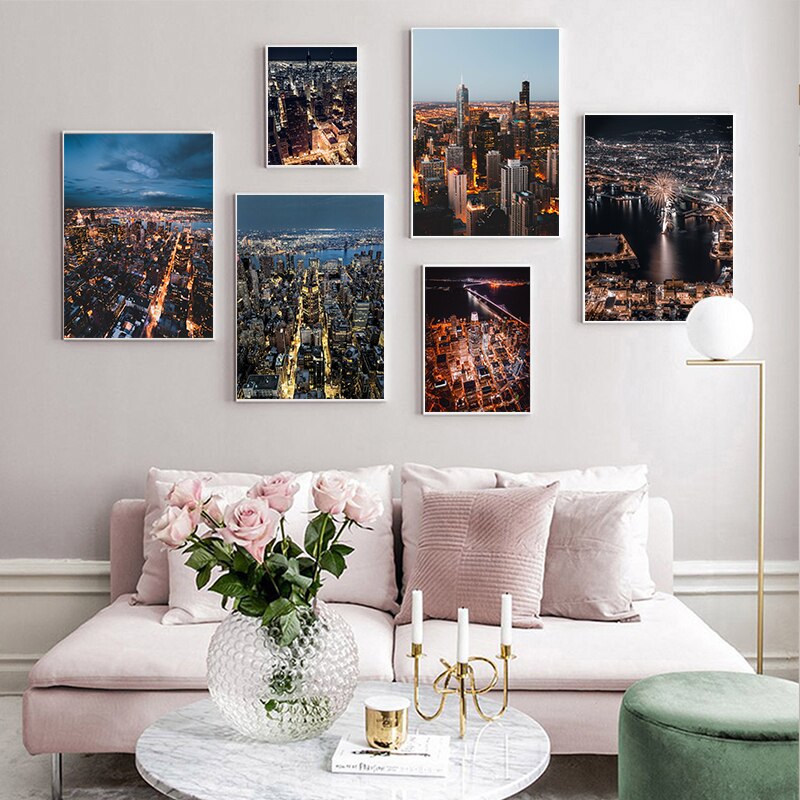 CORX Designs - Night Cities Skylines Canvas Art - Review