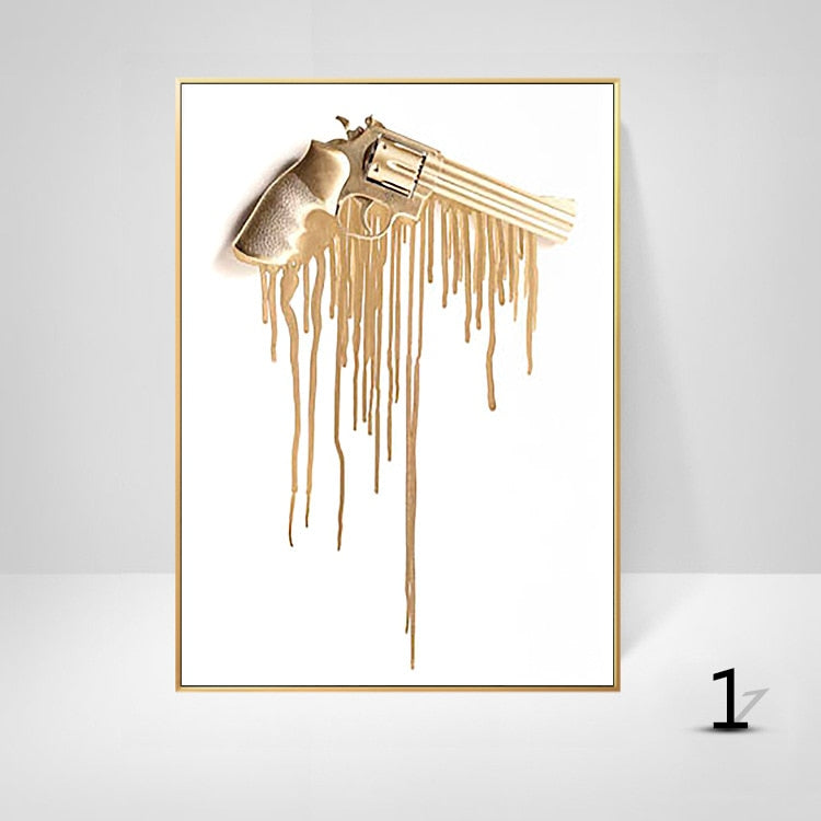 CORX Designs - Golden Pineapple Love Simple Letter Canvas Art - Review