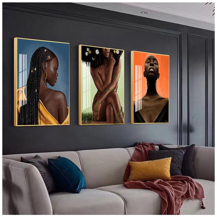 CORX Designs - African Art Black Woman Portrait Canvas - Review