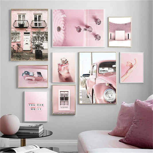 CORX Designs - Pink Car Rome Window Car Canvas Art - Review