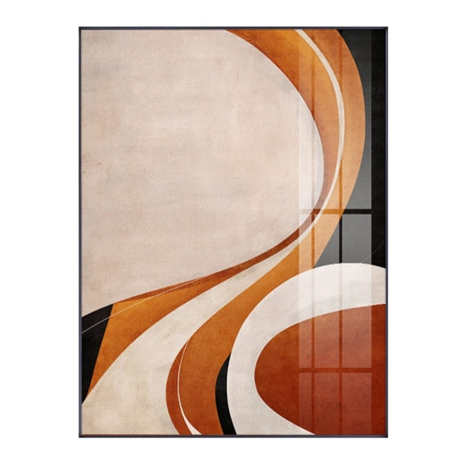 CORX Designs - Abstract Beige Orange Brown Autumn Canvas Art - Review