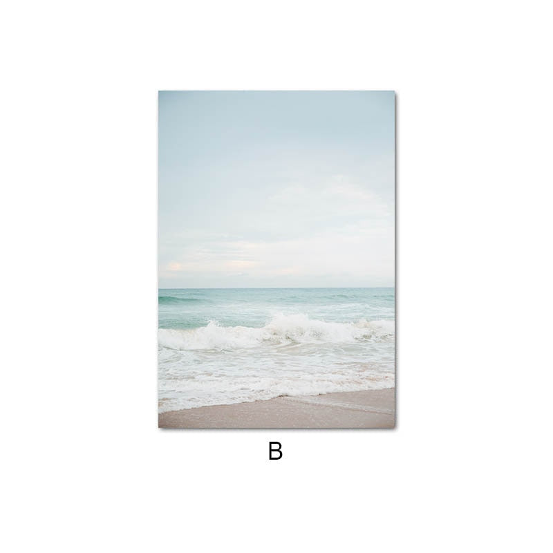 CORX Designs - Blue Ocean Sea Wave Landscape Canvas Art - Review
