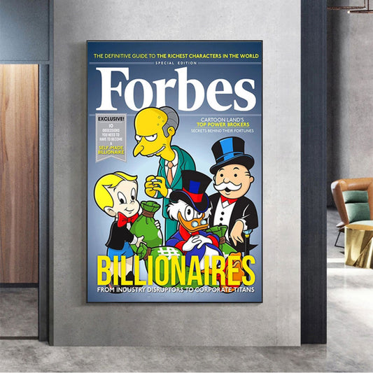 CORX Designs - Cartoon Forbes Canvas Art - Review