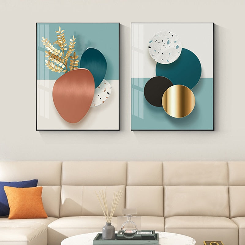 CORX Designs - Black Copper Geometric Canvas Art - Review