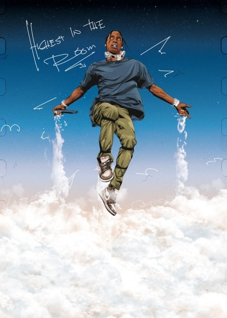 CORX Designs - Rapper Travis Scott Canvas Art - Review
