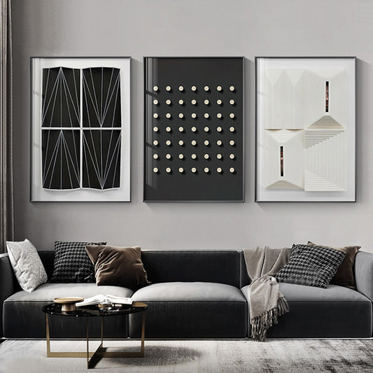 CORX Designs - Black and White Modern Minimalist Abstract Canvas Art - Review